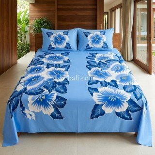 New Design Rayon Bedsheet Hand Painted Handmade in Bali